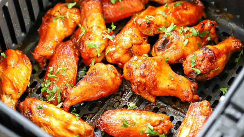 Crispy Air Fryer Chicken Wings — 5 Variations
